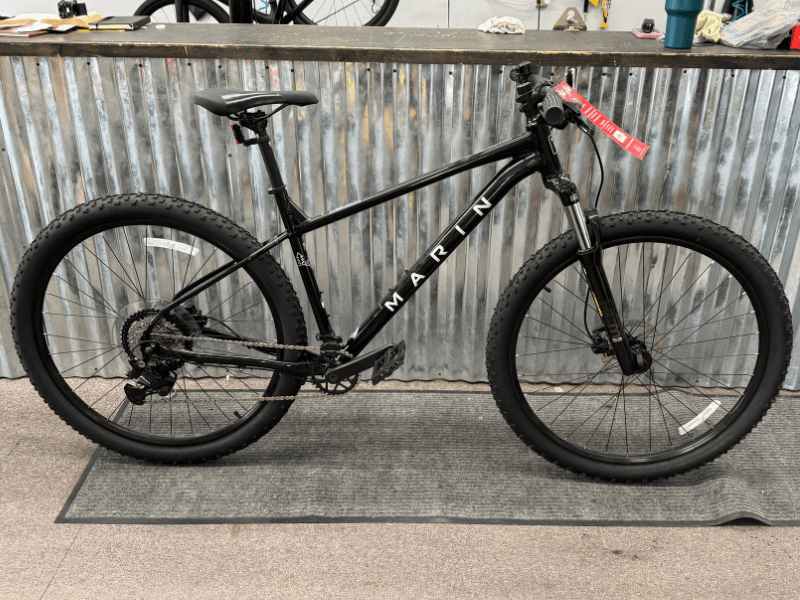 Mountain bikes at Just Ride Bikes